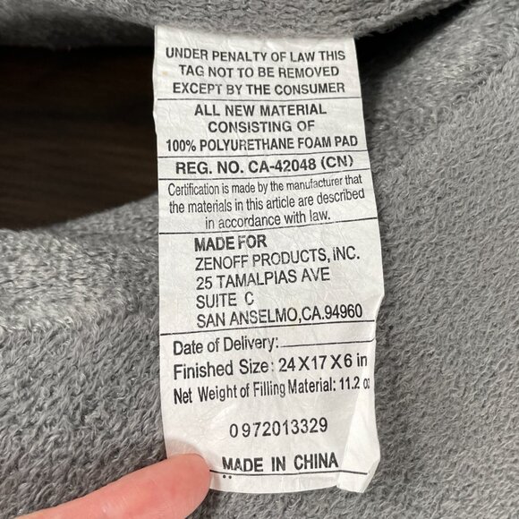 My Best Friend Infant Support Nursing Pillow Adjustable Wraparound Design Gray - Picture 7 of 16